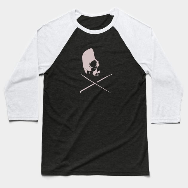 Skull and Drumsticks Baseball T-Shirt by Music Bam International